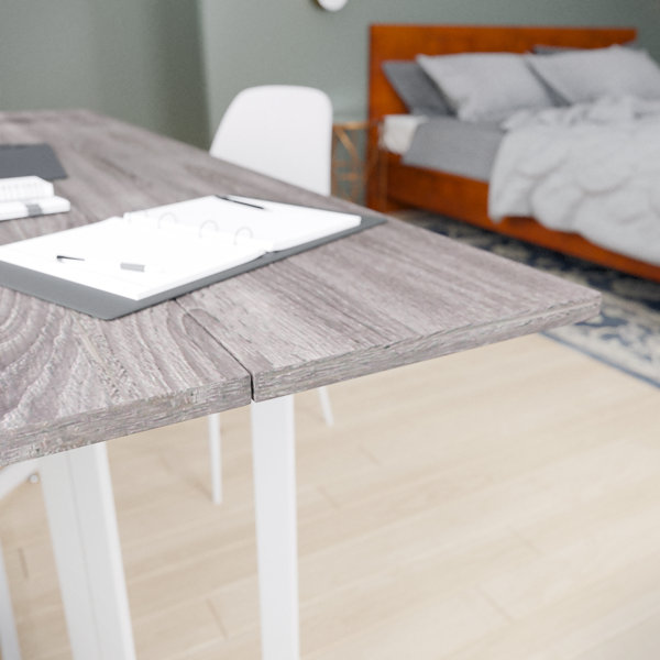 Latitude Run® Adams Drop Leaf Trestle Dining Table & Reviews Wayfair